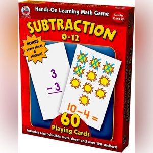 Subtraction 0-12 Math Game
